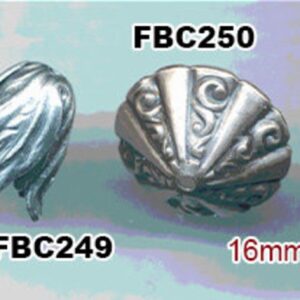 VINTAGE BEAD CAPS for Ends of Necklace or Large Beads. 10 pieces of each