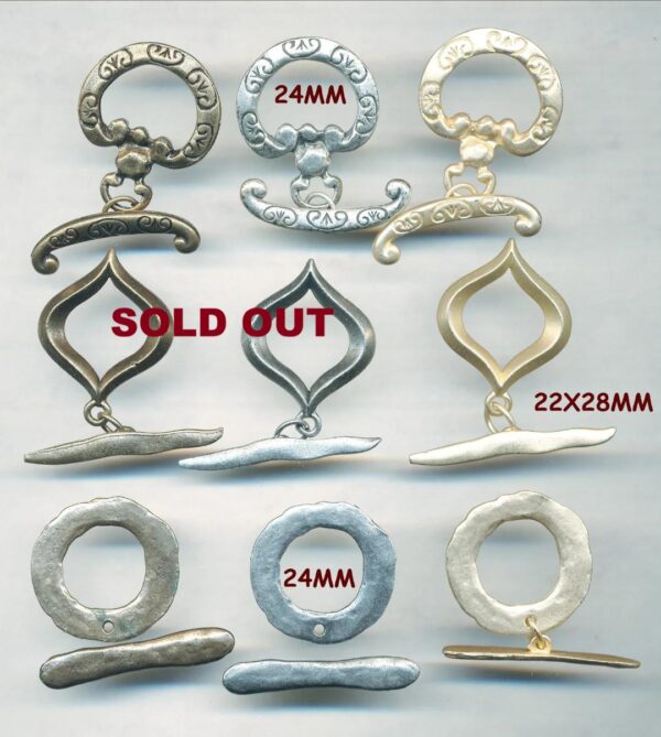 3 Cast Toggles.  One Per Order